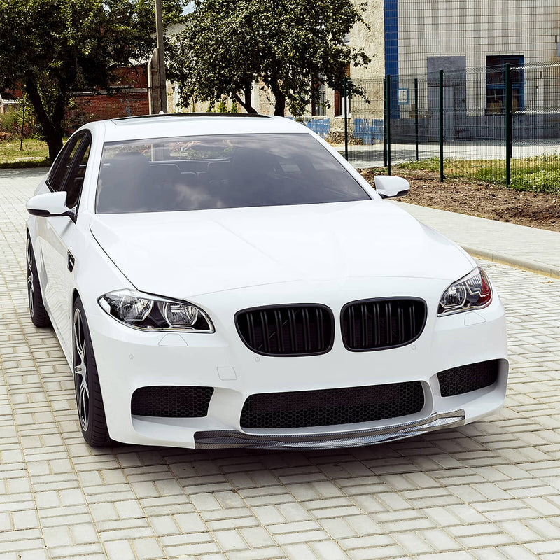 DURAFORCE Front Bumper Lip Spoiler Splitter for BMW F10 M5 2012-2017 Carbon Fiber ABS