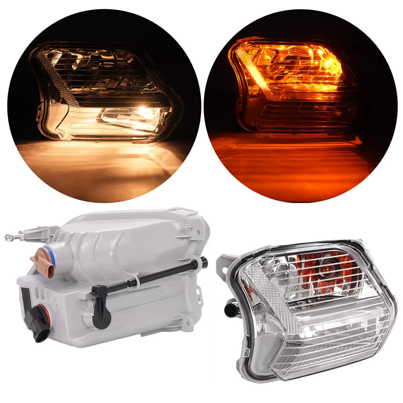 Front Fog Lights Turn Signal Lamp With Bulb for Ford Escape Kuga 2017-2019 LH RH