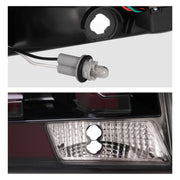 DURAFORCE LED Tube Signal Brake Lamps Smoked Tail Lights for Ford Mustang 2005-2009 Pair
