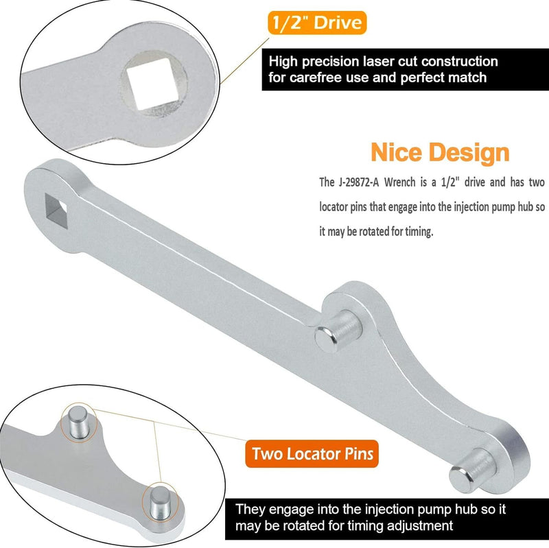 J-29872-A 6.5L Diesel Injection Pump Adjustment Wrench for GM C/K G/P J-29872