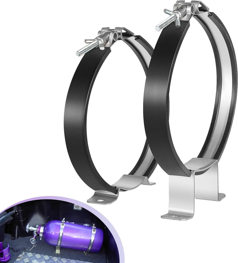 82013 Nitrous Oxide Bottle Bracket, 7"Nos Single Bottle Holder for 10 lb & 15 lb