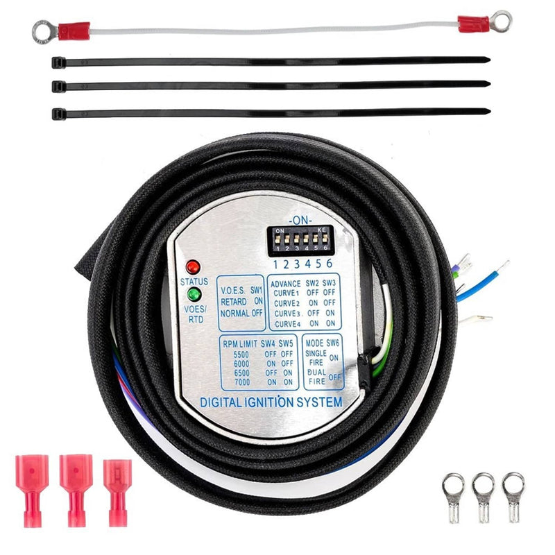 53-644 Programmable Single Fire Electronic Ignition Module for Harley Dyna
