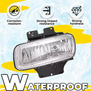 DURAFORCE Left Clear Lens Fog Light for Ford F150 LH 2004-2006 To 8-8-05 Bracket Bulb