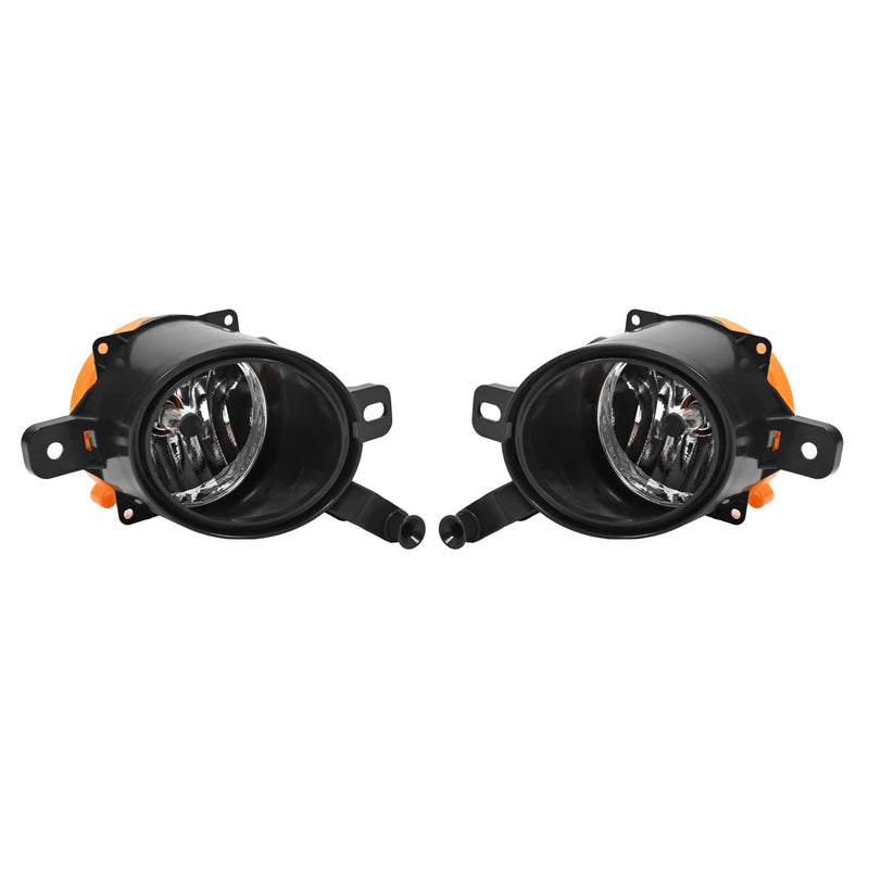 DURAFORCE Fog Lights Bumper Lamps with Black Bezel Molding for Chevy Malibu 2013-2016