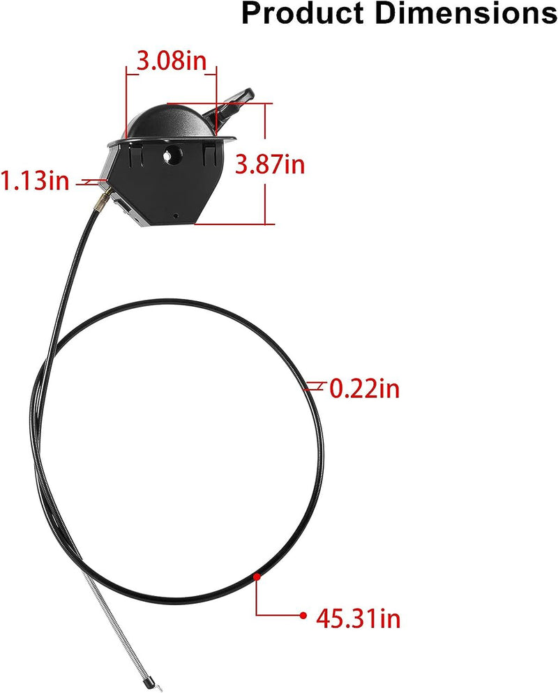 746P06431 Throttle Choke Cable for Cub Cadet XT1 XT2 SLX54 GX54 GX50 ST54