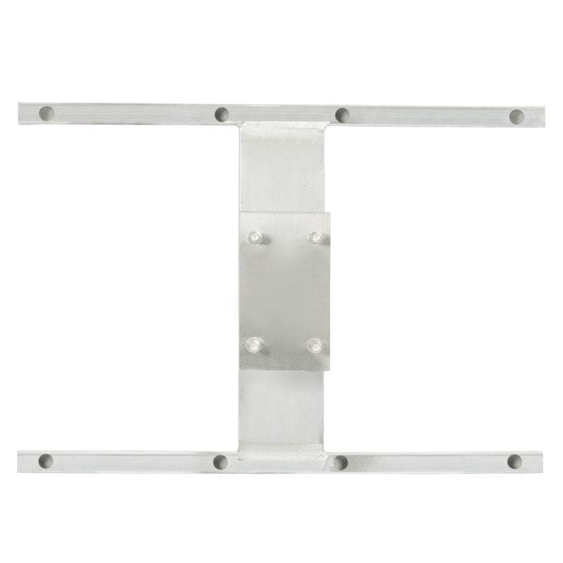 Aluminum H-Mount Trailer Spare Tire Carrier for 6-Lug Wheels w/Hardware
