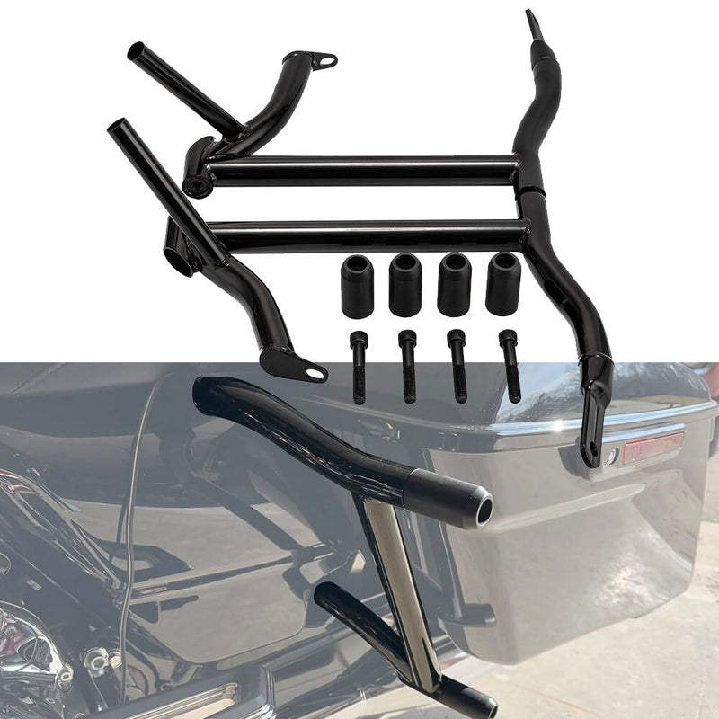 Motorcycle Rear Saddlebag Guards Crash Bars for Harley Electra Glide FLHT