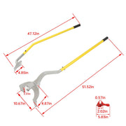 DURAFORCE Tire Changer Mount Demount Tool for Tubeless Truck 17.5 to 24.5 Powder Coated