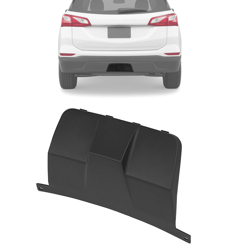 Textured Trailer Hitch Panel Tow Hook Cover for Chevrolet Equinox 18-2021 Black