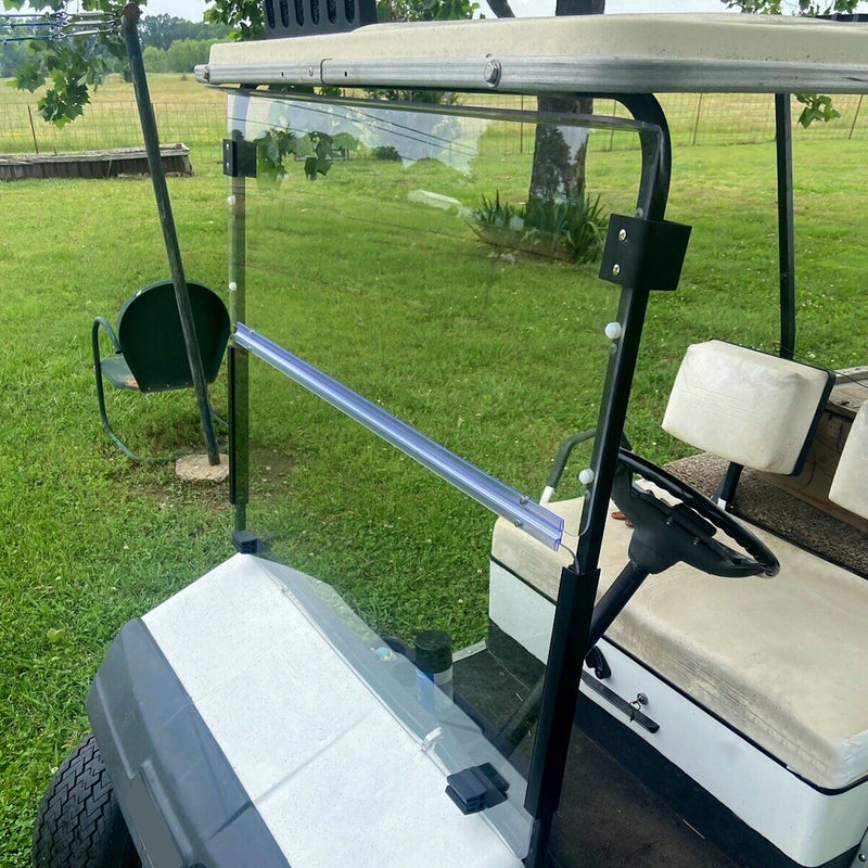 Folding Clear Windshield for EZGO Marathon 1986-1994.5 Golf Cart