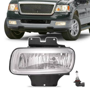 DURAFORCE Left Clear Lens Fog Light for Ford F150 LH 2004-2006 To 8-8-05 Bracket Bulb