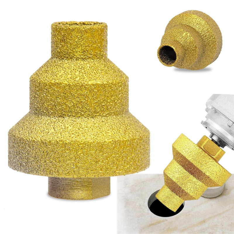 M10 Thread Diamond Core Stepped Pagoda Drill Bit Multi-Layer Conical Hole Opener