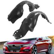 DURAFORCE Front Left & Right Side Inner Fender Liner for Honda Accord Sedan 2018-2022