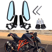 DURAFORCE 7/8" 22mm Handle Bar End Mirrors Rearview for 890 390 690 790 1290 1090