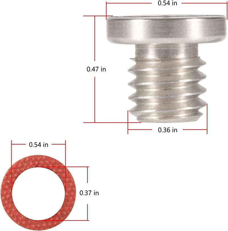 18-2244 Drain Plug Screw & Gasket Kit for Sierra Mercury Mercruiser #1 MR R