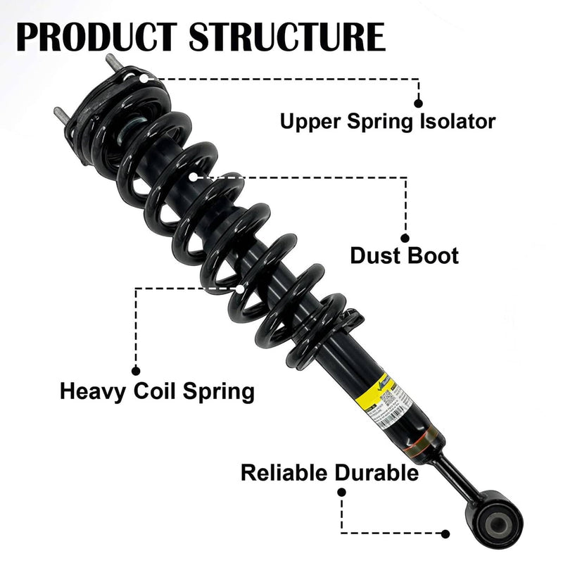 Front Rear Shock Absorber Strut Assembly Set of 4 for Lexus GX470 Land Cruiser