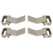 DURAFORCE 4 Strap Style Long Leaf Steel Weld On Dump Trailer Door Hinge Greaseable Cargo