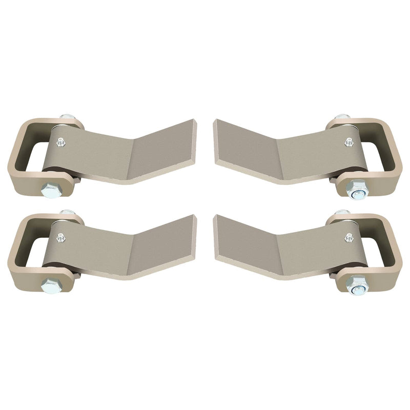 DURAFORCE 4 Strap Style Long Leaf Steel Weld On Dump Trailer Door Hinge Greaseable Cargo