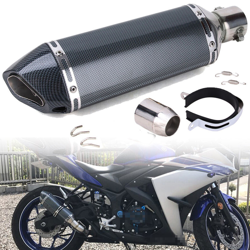 Slip On 51mm Universal Motorcycle Exhaust Muffler Pipe DB Killer Silencer