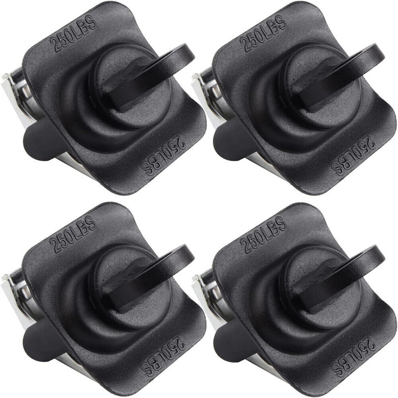 23146899 Black Truck Bed Cargo Tie Down Loop Kit for Silverado Sierra Colorado