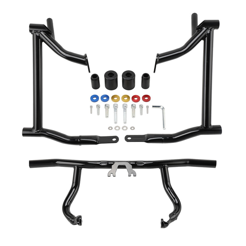 Front Rear Crash Bar Flat-Out for Harley CVO Street Glide Special ST FLHX