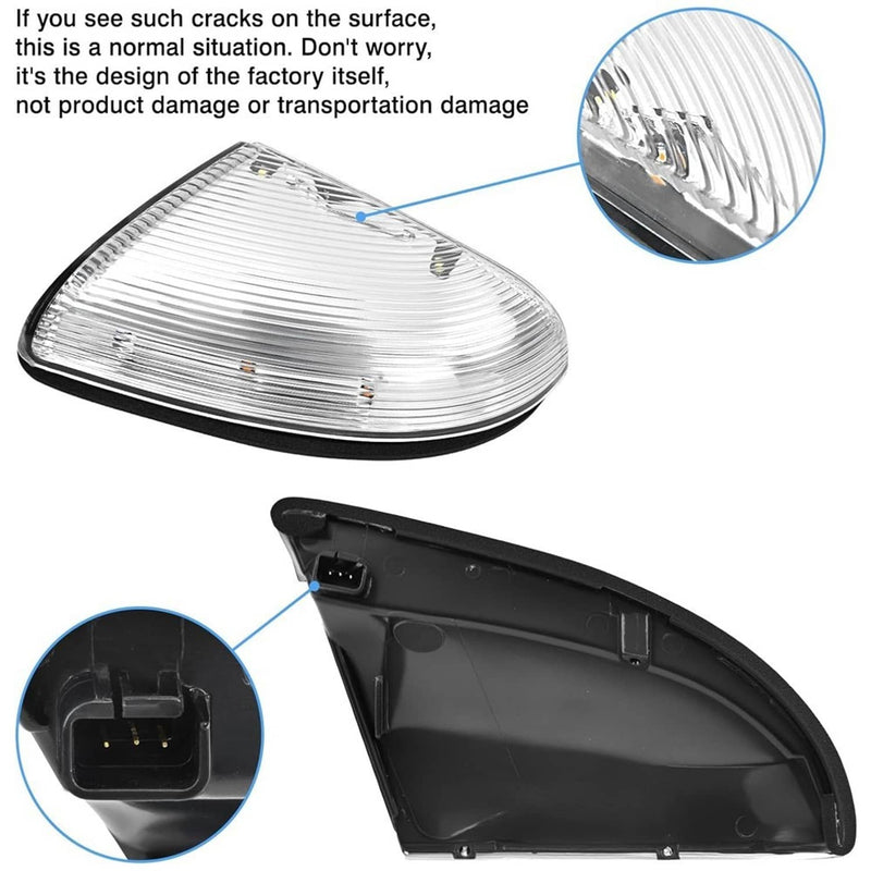 Mirror Left Driver Manual Fold Heated Temp Sensor for Dodge Ram 1500 2013-19