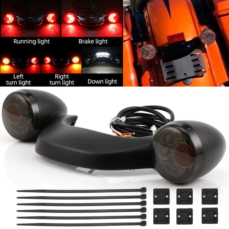 Rear Turn Signal Brake Light Bar for Harley Street Glide Road Glide 10-23