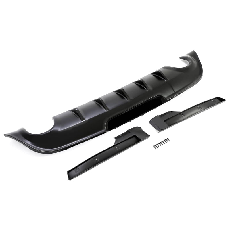 DURAFORCE Rear Bumper Lower Diffuser Lip for Dodge Dart 2013-2016 GTS Style PP Black