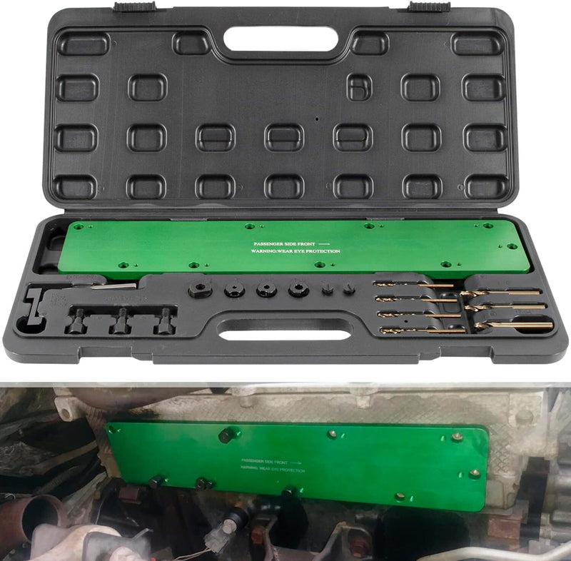 71500 Exhaust Manifold Bolt Stud Drill Template Tool for Dodge 5.7L Hemi Motors