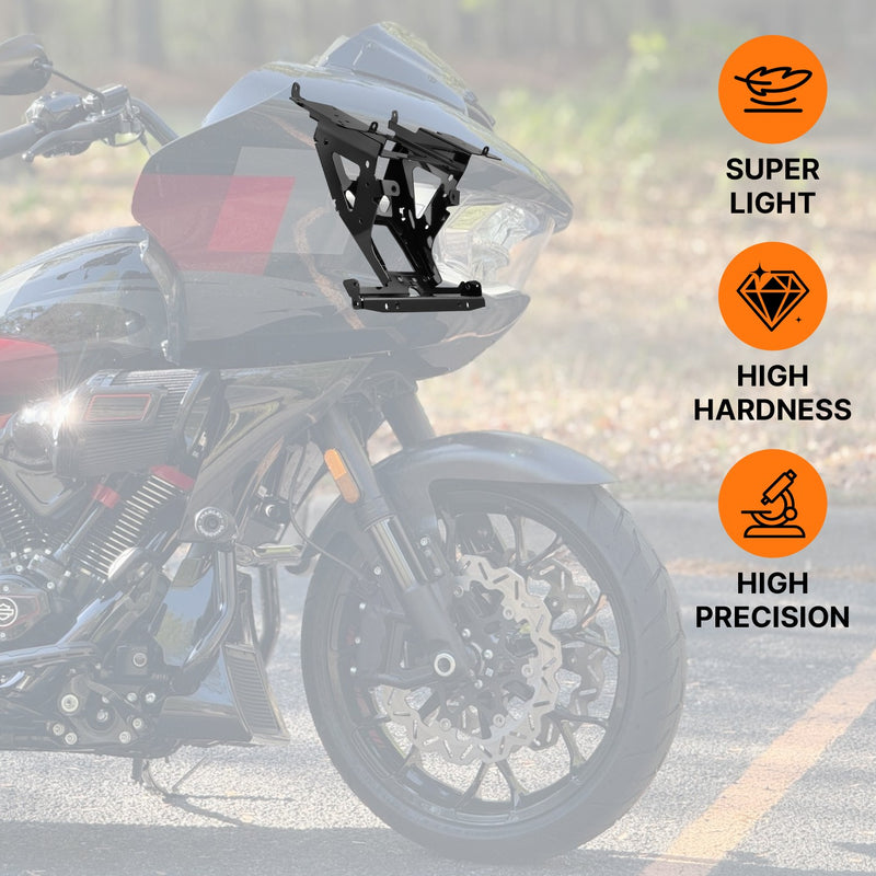 Inner Fairing Radio Frame Brackets Mount for Harley Road Glide FLTRX 15-25