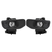 DURAFORCE Pair Fog Lights With Bezels for Ram 1500 2019-2024 Front Driver Passenger Side