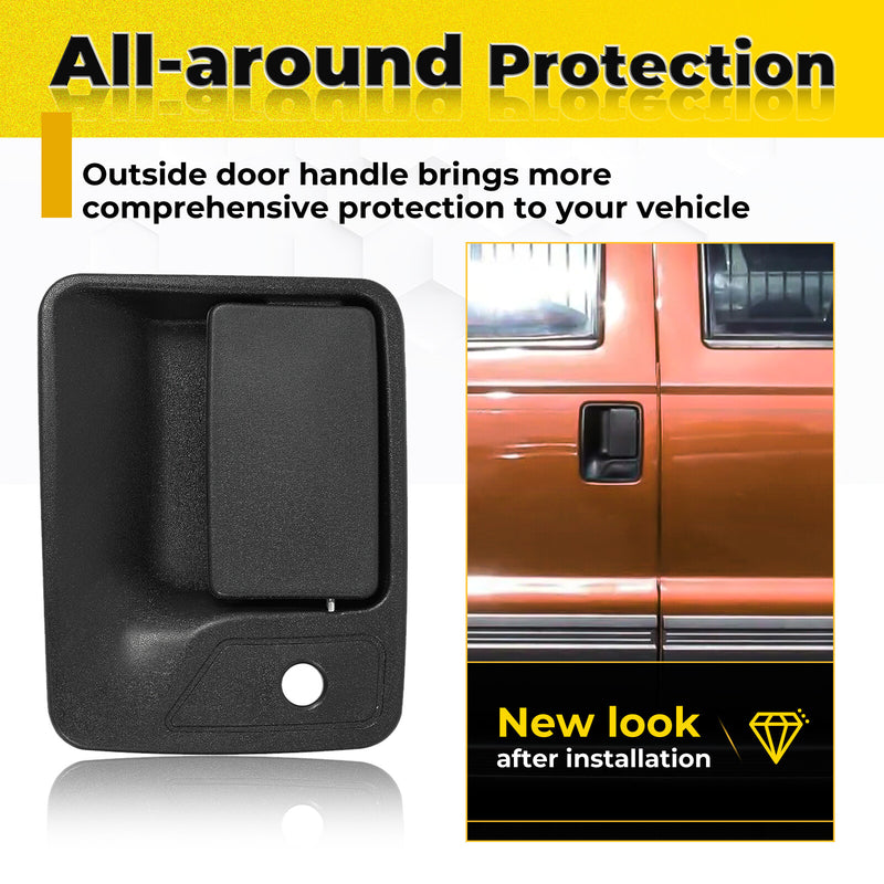 Exterior Outer Front Left Door Handle for Ford F-250 F-350 Super Duty 1998-16
