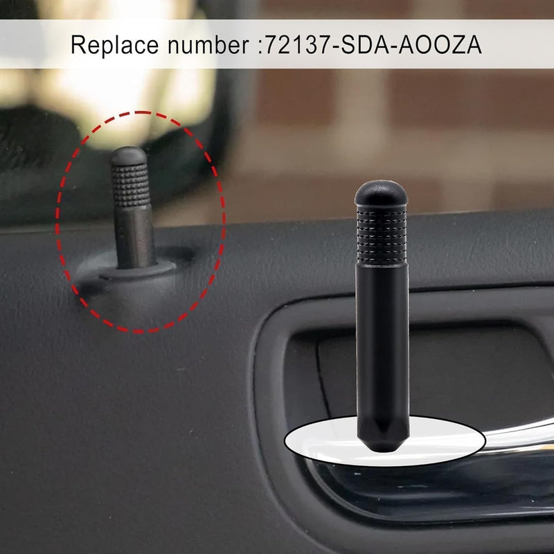 Door Lock Rod Knob Door Locking Pin Pull for Honda Accord 2003-2007 Pack of 2