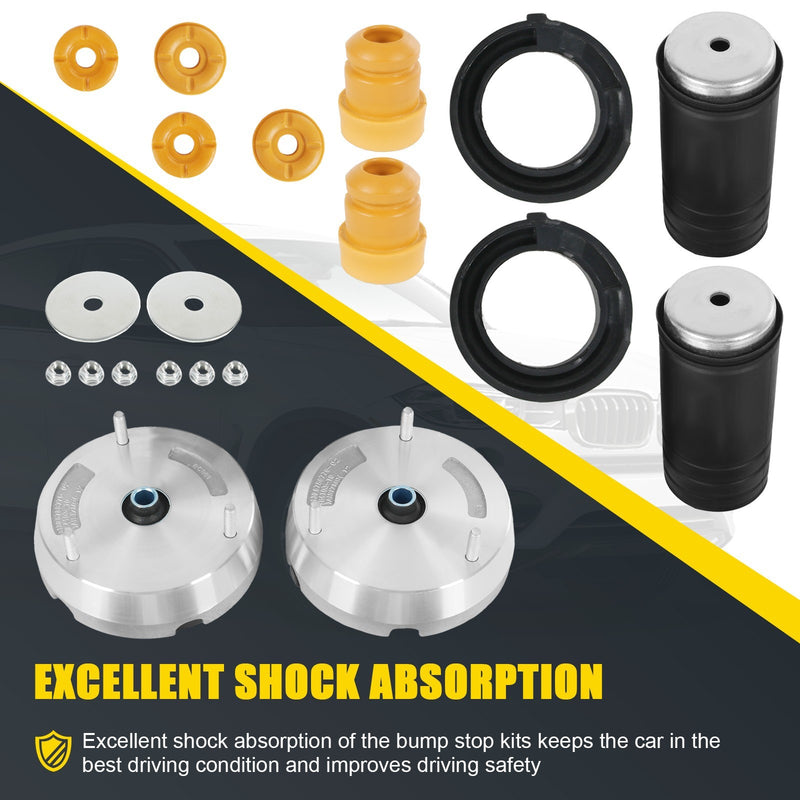 Front Strut Shock Mount Support Upper Lower Bump Stop Kits for BMW X5 X6 E70 E71