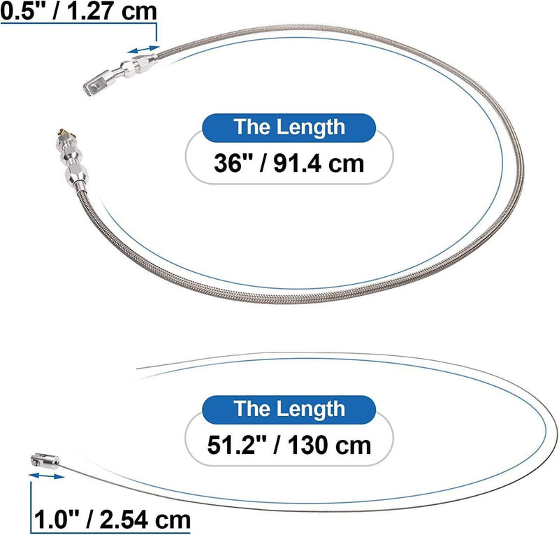 102mm 4 Bolt Throttle Body TPS IAC Throttle Cable for GM Gen III LS1 LS2 LS6