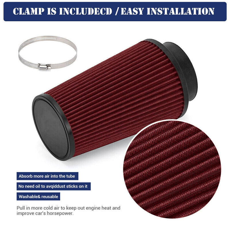 4" Cold Air Intake & Filter for Dodge Ram 2500 6.7L Cummins Diesel 07.5-12