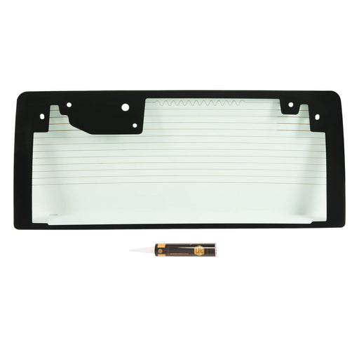 DURAFORCE Rear Back Heated Window Tempered Glass Light Green for Jeep Wrangler JK 2011-17