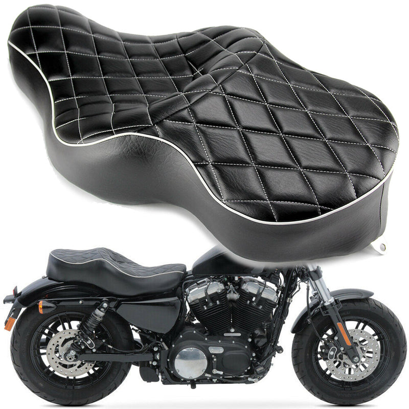 Driver Passenger Two-Up Seat Cushion for Harley Sportster XL 883 1200 48