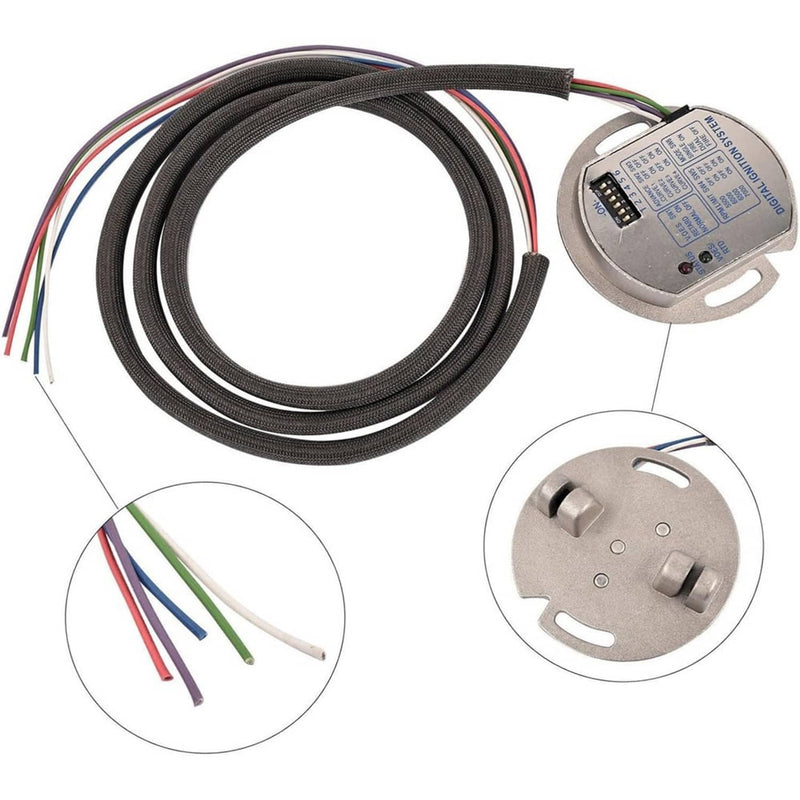 53-644 Programmable Single Fire Electronic Ignition Module for Harley Dyna