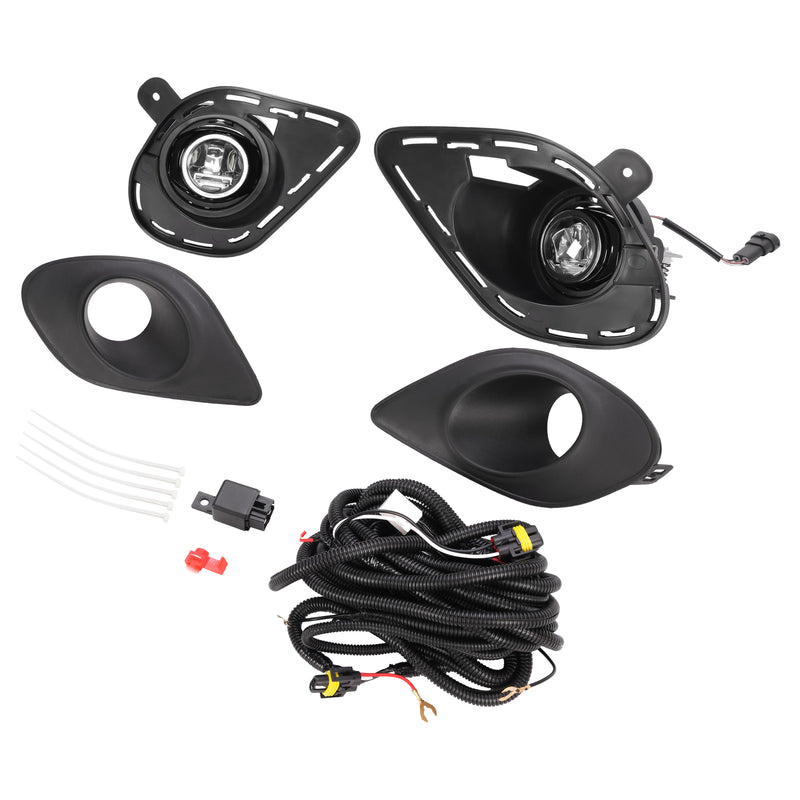 LED Fog Lights Driving Lamp for Dodge Charger SRT 2015-2023 Bracket Wiring Set