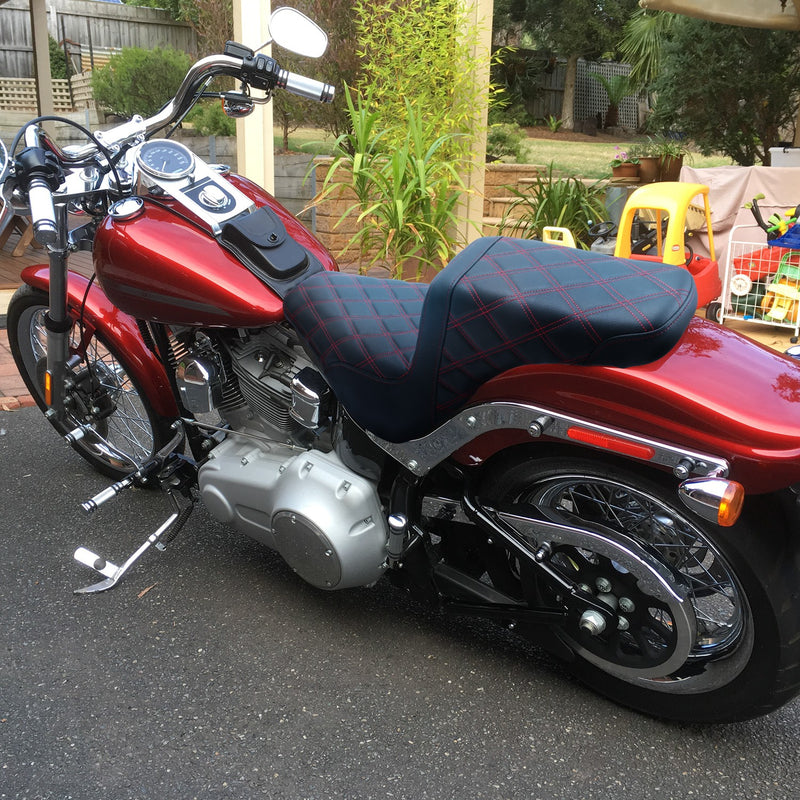 2-Up Driver Passenger Seat for Harley Street Bob FXBB FXBBS Standard FXST 2018+