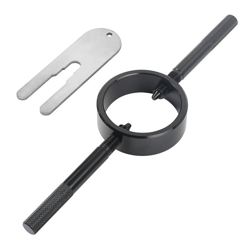 Universal Motorcycle Fork Spring Compressor Tool and Fork Oil Level Tool Kit