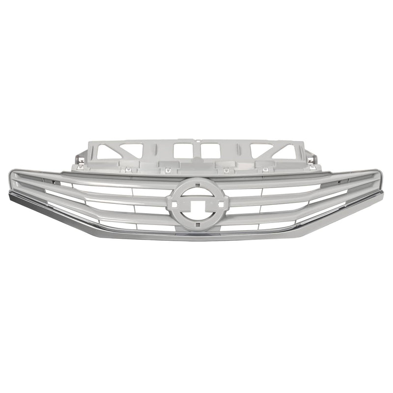 DURAFORCE Front Upper Bumper Grille for Nissan Versa Note 2014 2015 2016 Chrome
