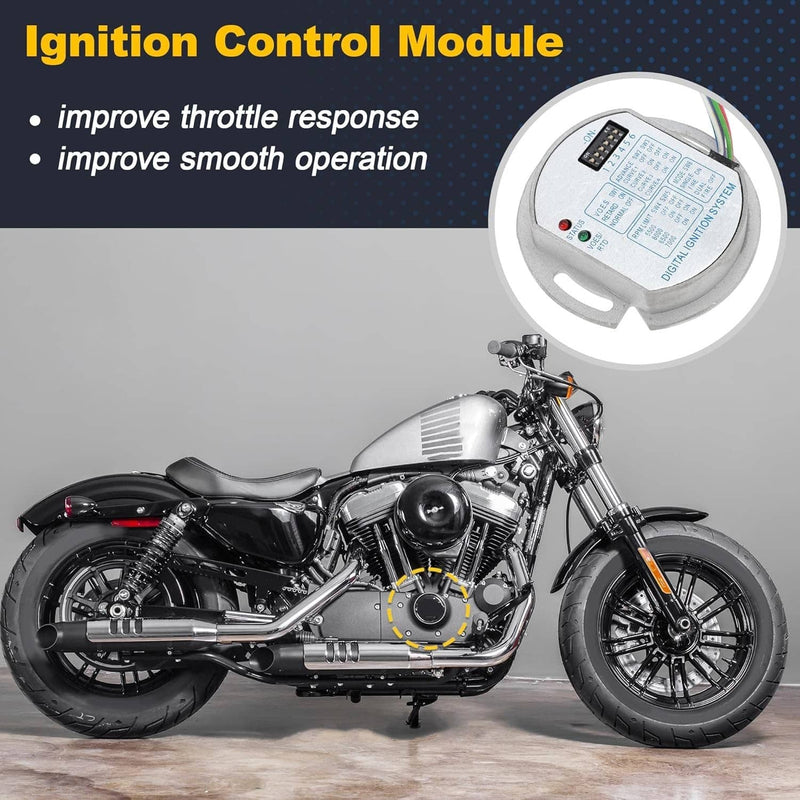 53-644 Programmable Single Fire Electronic Ignition Module for Harley Dyna