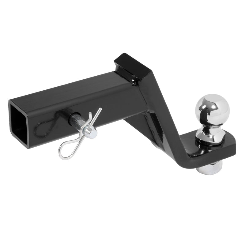 Trailer Hitch Ball Mount With 2" Ball And Pin Fits 2" Receiver 7500 Lbs 6" Drop