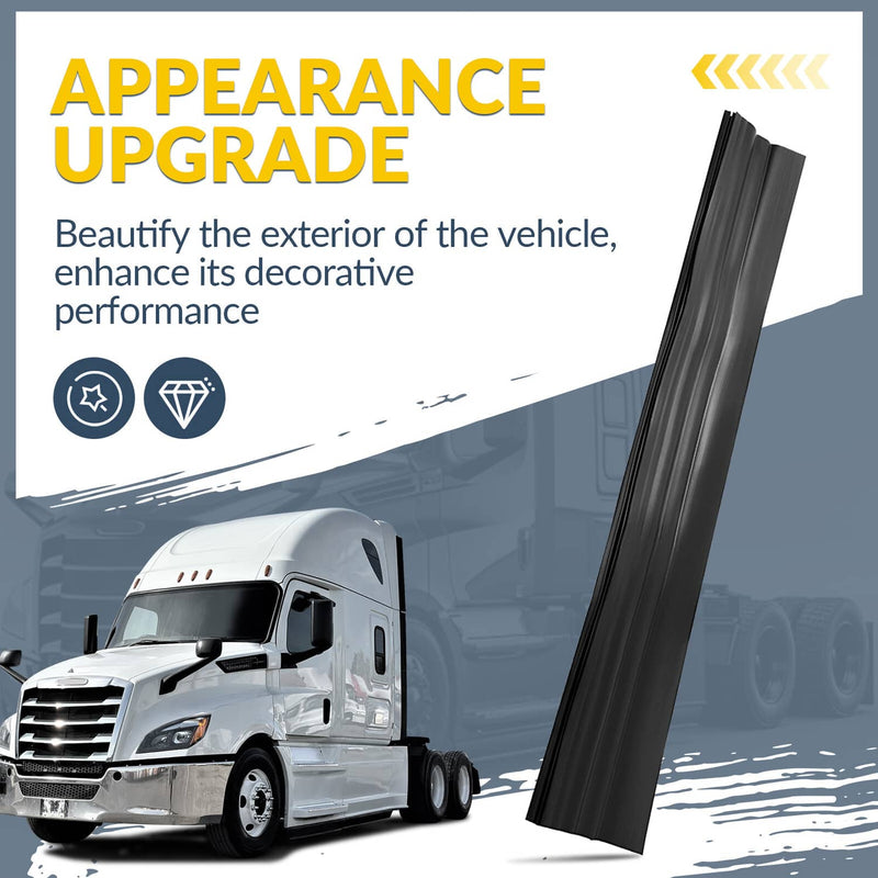 DURAFORCE Upper Cab Fairing Extension for Freightliner Cascadia 2008-2020 Left Driver Side