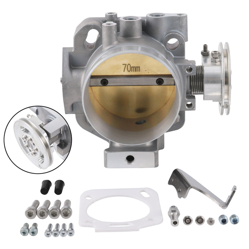 70mm Throttle Body for K-Series K20 K24 RBC RRC PRB PRC Dual Bolt Pattern