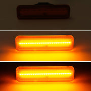 DURAFORCE Amber/Red LED Side Marker Parking Lights Set for El Camino & Caballero 78-87