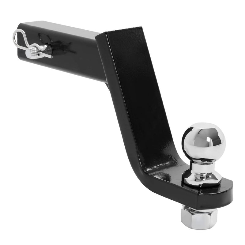 DURAFORCE Trailer Hitch Ball Mount With 2" Ball And Pin Fits 2" Receiver 7500 Lbs 6" Drop