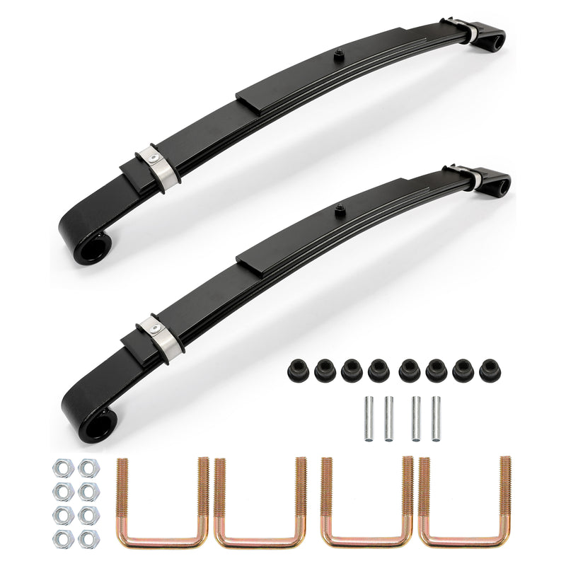 Rear Leaf Springs Heavy Duty for EZGO TXT 1996-2013 Golf Cart Set of 2